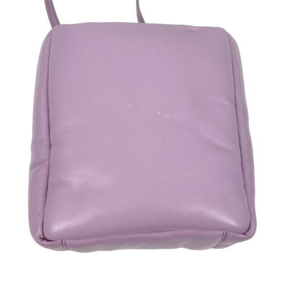 NWT Stand Studio Diya Padded Leather Crossbody Bag in Powder Purple - Picture 3 of 10